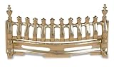 Fireplaces item: Minuteman Gas Fender Brass - 18 inchW - Polished Brass - Not Categorized