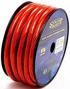 Economy RED 8 Gauge Power/Amplifier Wire (8' Increments, CUT-TO-ORDER) 8 AWG Primary Cable, Each Unit Purchased = 8 Feet