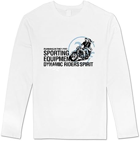 Newest Running In The Wind Custom Long Sleeve T Shirts For Boyfriends White