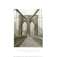 The Brooklyn Bridge, Sunday Am , 26x31