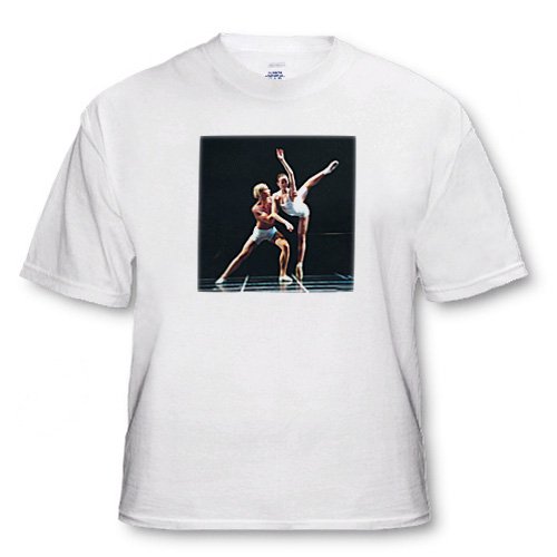 Ballet Dance - White Infant Lap-Shoulder Tee (12M)