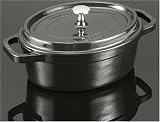 ジョエル・ロブションセレクション staub オーバルシチューパン 27cm ブラック 12168032