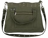Vintage Canvas "Pistol Belt" Handbag in Black or Olive