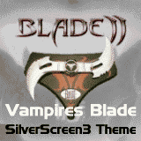 Vampires Blade SilverScreen3 Theme downloadable Software