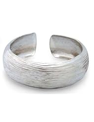 Sterling silver cuff bracelet, Silver Rain