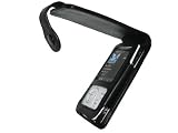 BLACK Genuine Leather Case + FREE screen protector for Sony Walkman Video NWZ-A815, NWZ-A816, NWZ-A818, NWZA815, NWZA816 & NWZA818
