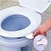 Estiq Toilet Seat Lifter Handle Hygienic Clean Lift Lower Self Adhesive, White (1 Packs)