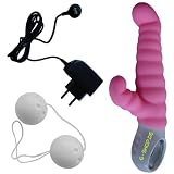 Produkt-Bild: Fun Factory G4, Set aus Vibrator Paul & Paulina rosa + Ladestecker + Liebeskugeln