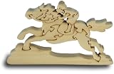 Review Quay  / Race Jockey - Handcrafted Wooden Puzzle