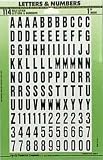 LETTER/NUM 1 BLK VINYL - MM-6 - HY-KO PRODUCTS CO