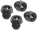 Kitchen & Housewares : Swissmar Epivac Extra Wine Stoppers, Set of 4, Black