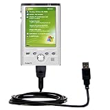 Classic Straight USB Cable for the Toshiba e750 with Power Hot Sync and Charge capabilities - Gomadic Brand w/ TipExchange Technology