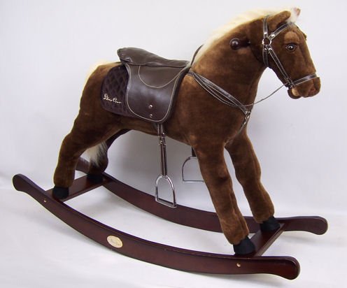 Childrens Toyshop   : Silver Cross Rocking Horse - Chestnut