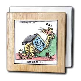 Cat Best Sellers - 6 Inch Tile Napkin Holder by 3dRose LLC