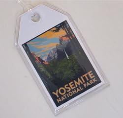 Durable Luggage Tag Yosemite National Park