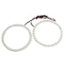 2 x 100mm Red 33 SMD LED Rear Angel Eyes Ring