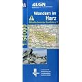 Wandern im  Harz 1 : 50 000. Wandern im Westharz / Wandern im Ostharz / Begleitheft