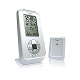 Timex TX6140 Wireless Electronic Thermometer with Hygrometer, Barometer, Bargraph, Weather Icons, Clock, and Calendar