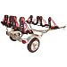 Malone MicroSport Trailer Four Kayak Transport Package with 4 Malone AutoLoader XV Kayak Carriers