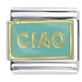 Ciao Aqua Blue Birthstones Jewelry Italian Charm