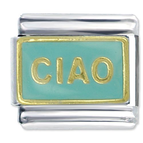 Ciao Aqua Blue Italian Charm