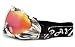 2010 Rayzor Professional UV400 Double Lensed Ski / SnowBoard Goggles, With a Silver Camouflage Frame and an Anti Fog Coated, Red Iridium Mirrored Anti-Glare Wide Vision Clarity Lens.