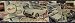 50th Anniversary Corvette Mural Wallpaper Border (Antiqued colors)