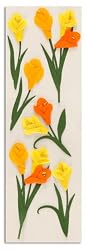 Martha Stewart Crafts Stickers Tulip Flowers Orange/Yellow By The Package