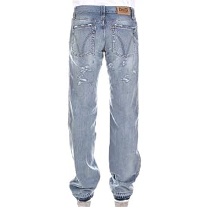 D&G Dolce & Gabbana straight leg denim jeans
