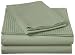 Melange Home 400 Thin Dobby Stripe Sheet Set, Honey Dew, Queen
