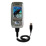 Coiled Power Hot Sync and Charge USB Data Cable w/ Tip Exchange for the Samsung MM-A800 - Gomadic Brand