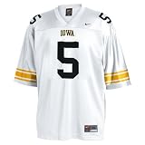 Nike Iowa Hawkeyes #5 White Replica Football Jersey