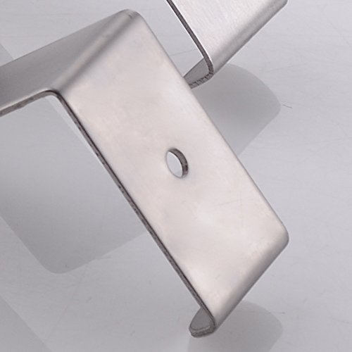 KES Stainless Steel Reversible Over the Door Hook Removable Cubicle
