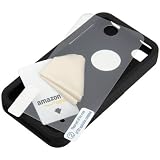 AmazonBasics Silicone Case and Screen Protectors for AT&T and Verizon iPhone 4 and iPhone 4S