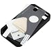 AmazonBasics Silicone Case & Screen Protectors for AT&T & Verizon iPhone 4