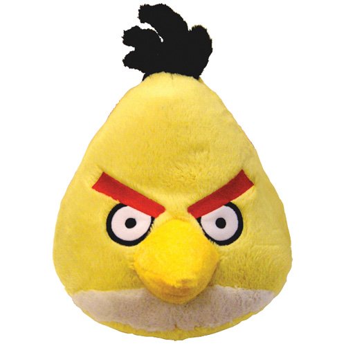 Angry Birds 4 Plush Yellow Bird with Sound