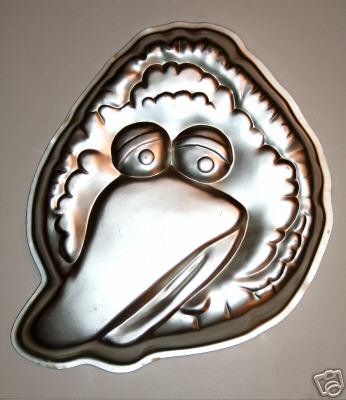 Cheap Wilton Big Bird Head Cake Pan (502-7407, 1971) Retired Sesame Street Muppets Jim Henson