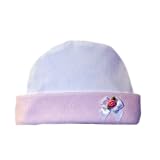 Pink, Yellow or Purple Pointelle Baby Hats, Small Infant 5-8 lbs, Light Pink
