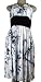 Alma de Anil, Indigo Dyed Halter White Dress