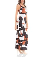 Kova Design Vestido (Blanco / Negro / Teja)