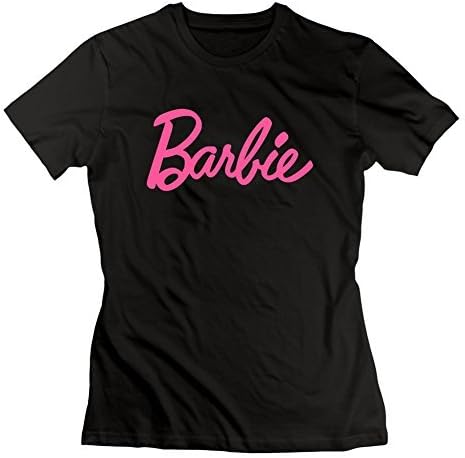 Cotton Lightweight Barbie Barbie 28 Women Customizable Small T-shirt Black