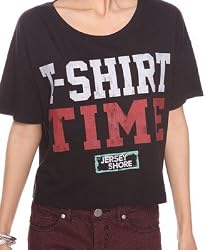 Jersey Shore: T-shirt Time Crop Tee - Girls