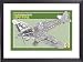 Flugzeuge Poster Kunstdruck und Holz-Rahmen - Spitfire Von Haynes (80 x 60cm)