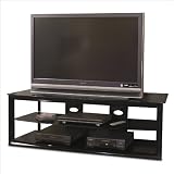 Tech-Craft Bernini Series Black 60" Metal Frame LCD,Plasma TV Stand