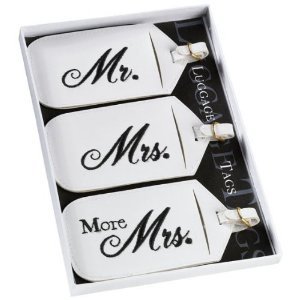 Set/3 Mr&Mrs Luggage Tags
