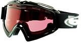 Bolle X-9 OTG Goggle,Shiny Black,Vermillon Lens