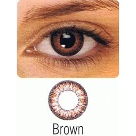 Non Prescription Color Contact Lenses 3 Tone - Brown