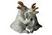 SALT and PEPPER Shaker White BILLY GOATS Hug MINIATURE New Porcelain KLIMA L201