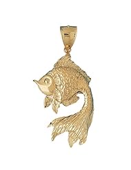 CleverEves 14K Gold Pendant Goldfish 12.8 - Gram(s)