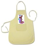 100% Cotton Apron with image: grooming, cat, brown, washing, hairdryer